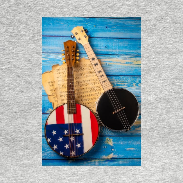 American Banjo With Black Banjo by photogarry